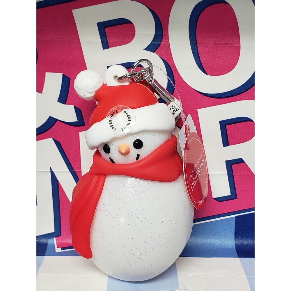 BBW Frosty Snowman PocketBac Holder Backpack Purse Bag Luggage Keychain